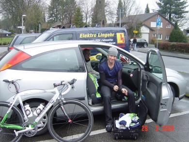 Jochen und Nicole vor dem Start...